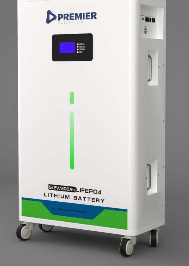 Premier Lithium Battery – 10.24KW/200Ah / 51.2V (Wall Mount Model)